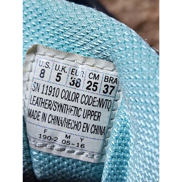 Skechers Sport Womens Black Blue Flex Sole Running Walking Athletic Size 8 - Picture 10 of 11